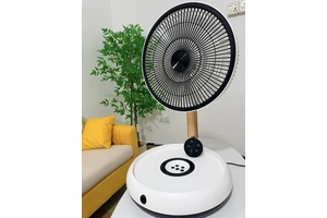 Portable Foldable Charging Desk and Fan Two-in-One